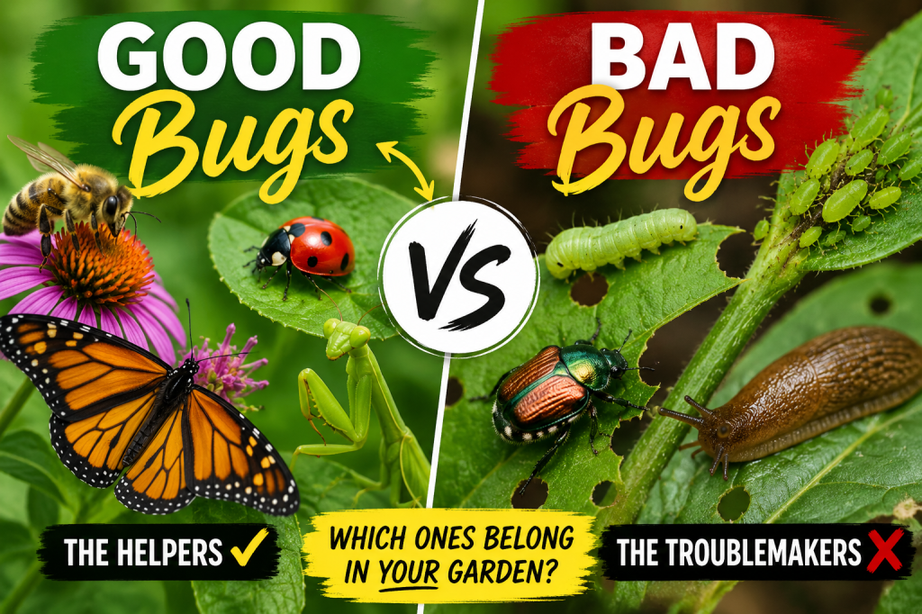 Not All Bugs Are Bad: A Gardener’s Guide